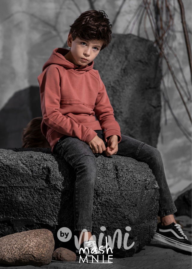 Ice grafit jeans s prošitím *MashMnie*