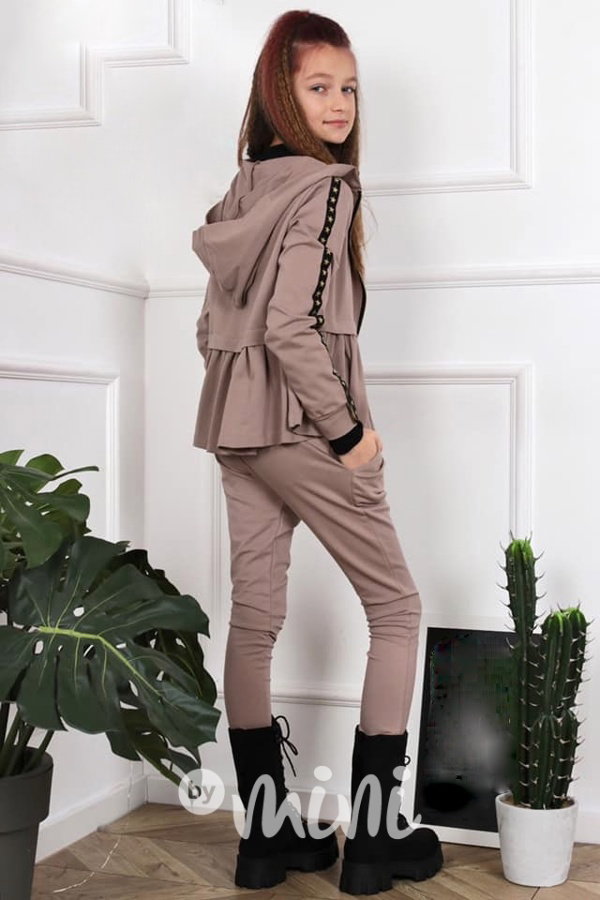 Cappuccino designová dívčí souprava STARS Q