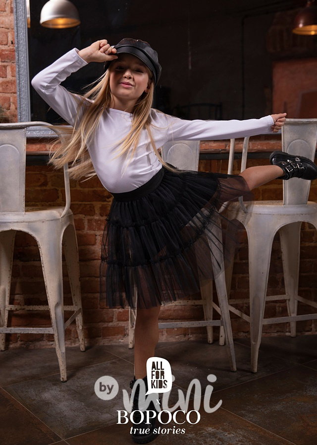 Černá tutu streetwear tylová sukně #MiniMe