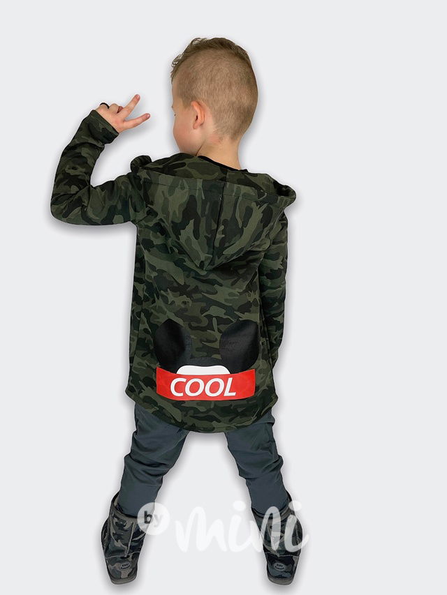 Army COOL dlouhá flísová mikina