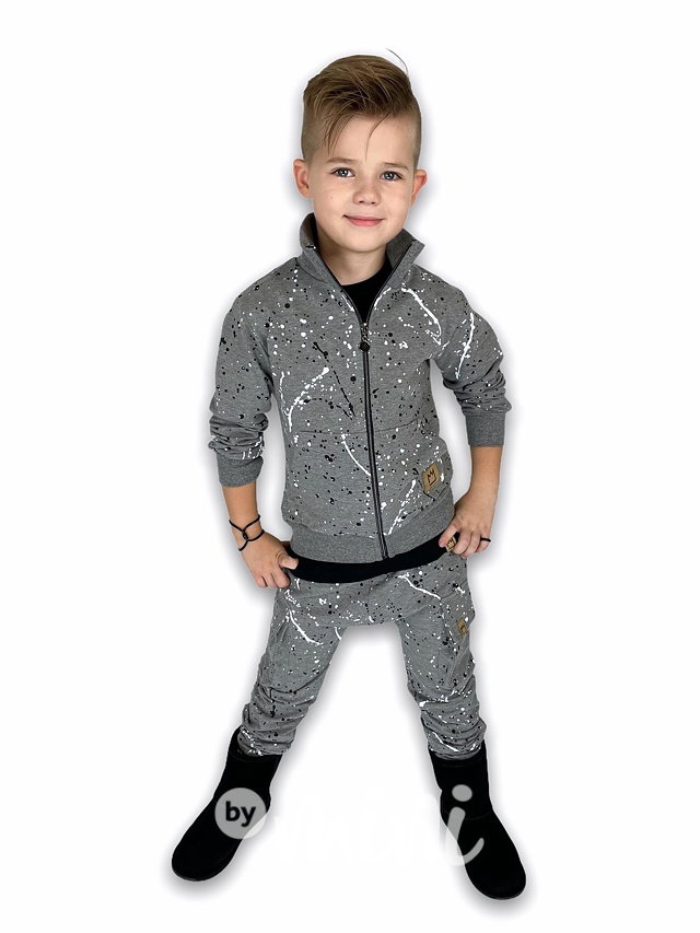 Dirty - mikina na zip - grey