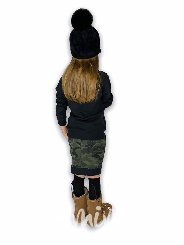 COOL army dívčí set - mikina + sukně