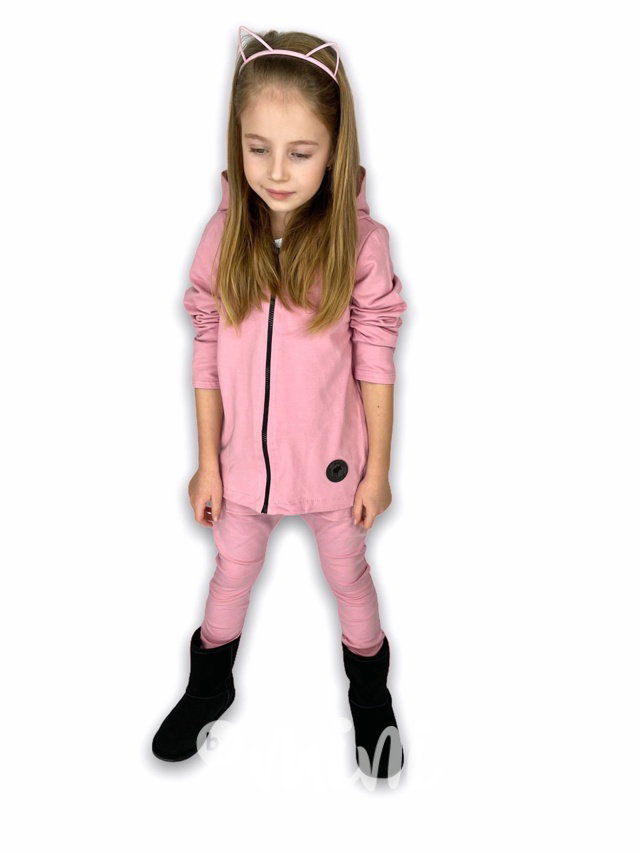 Světle růžové baggy dívčí 