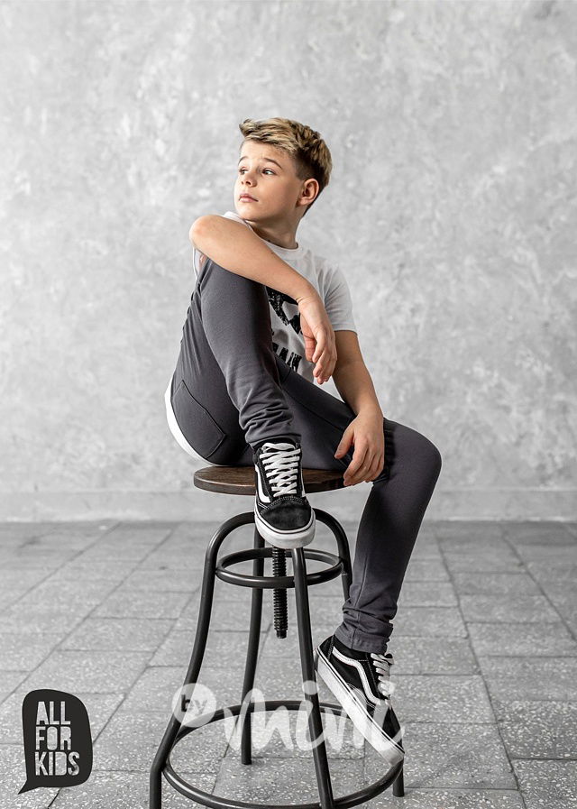 Biker jogger tepláky steel *AFK*