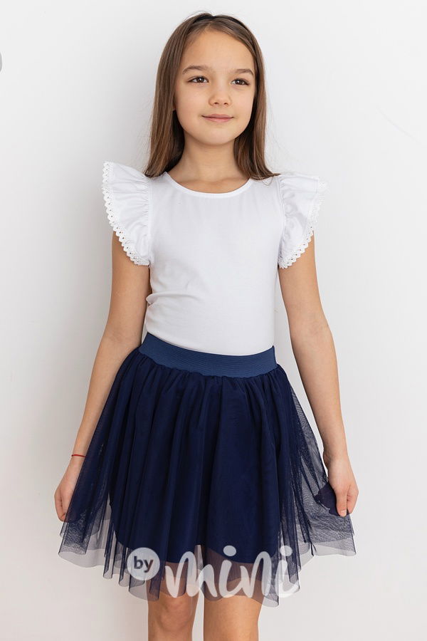 Royal blue tylová tutu sukně