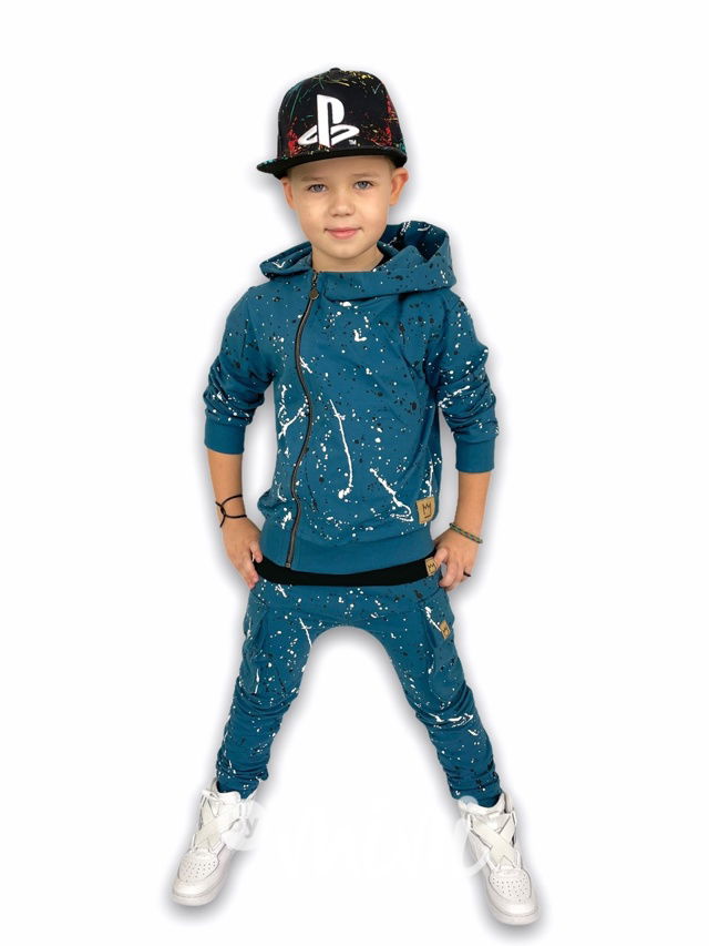 Dirty chlapecké baggy kapsáče zip - petrol