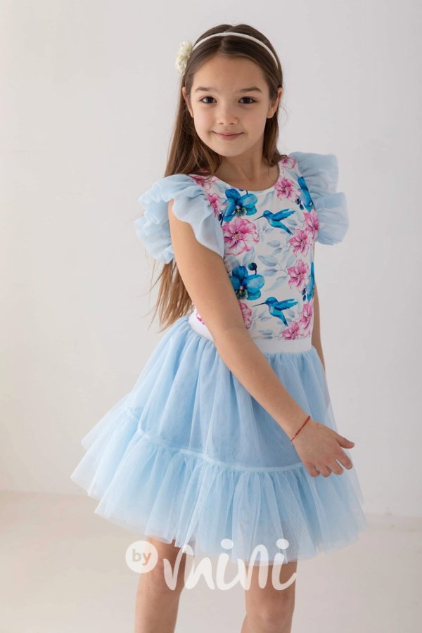 Blue Lagoon maxi tutu sukně Lily Grey