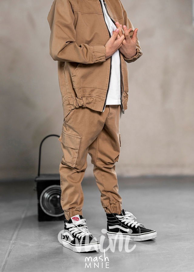 Bomber mikinobunda stories beige *MashMnie*