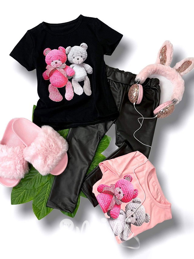 Teddies černé triko