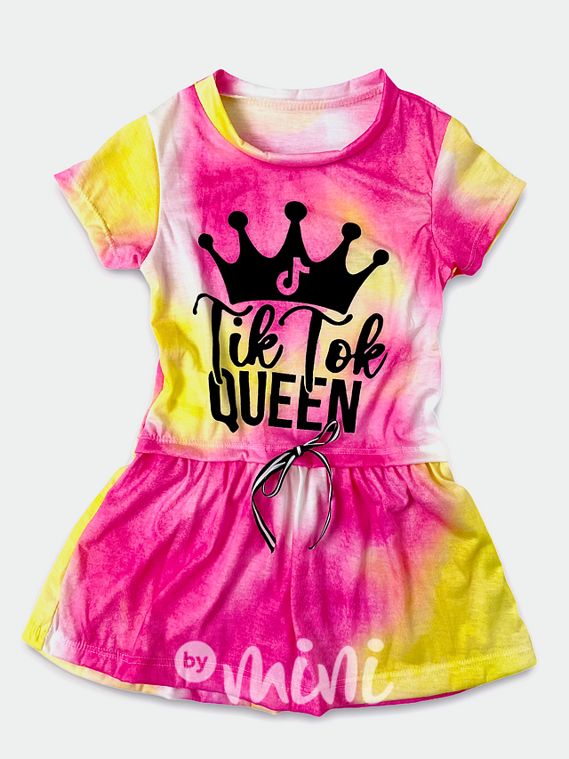 Tik Tok Queen dětské letní šaty
