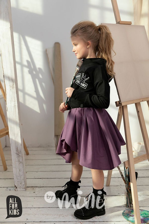 Mikina crossed backs černá *AFK*