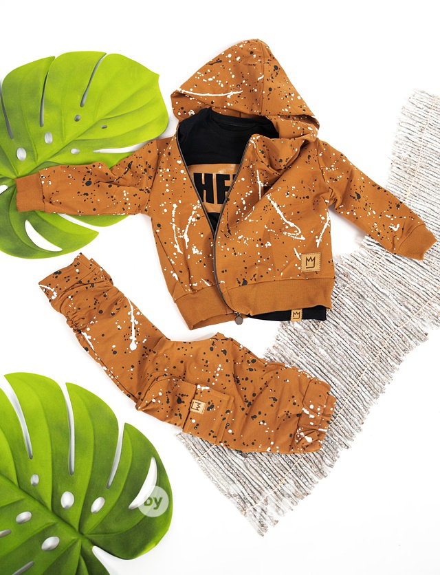 Dirty chlapecké baggy kapsáče zip - honey