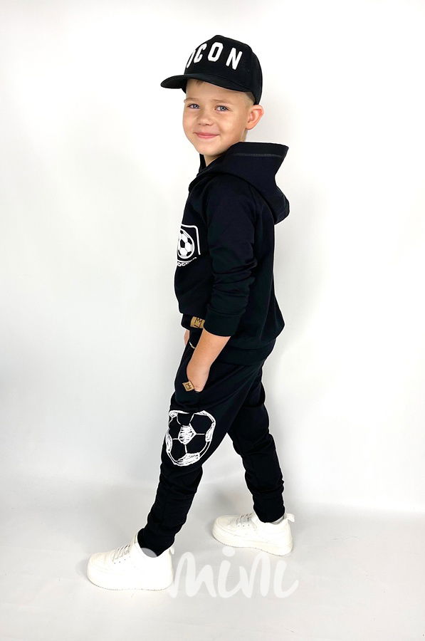 Fotbalové baggy tepláky - černé