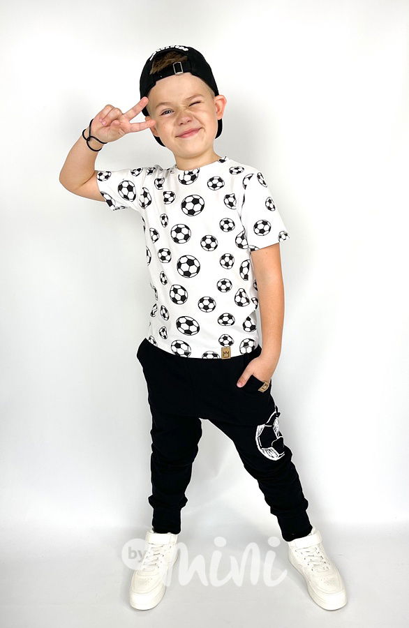 Fotbalové baggy tepláky - černé