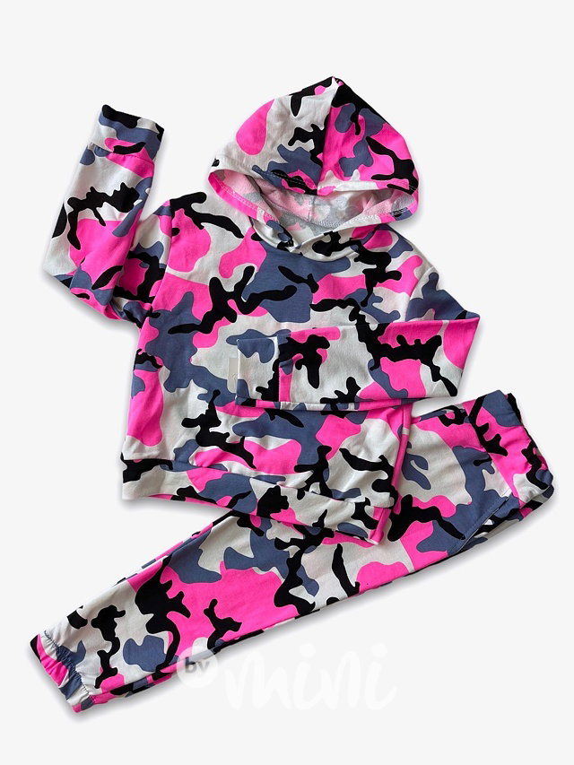 PINK army mikina + tepláky