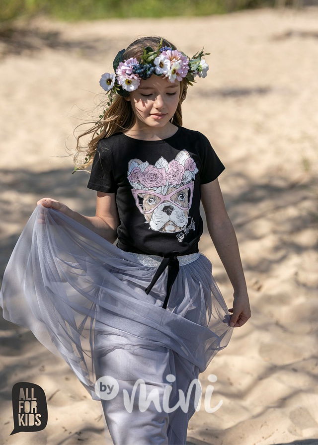 Blůzka buldoček - černá *AFK*