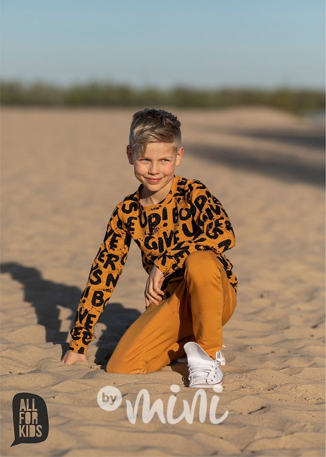 Mustard jogger tepláky