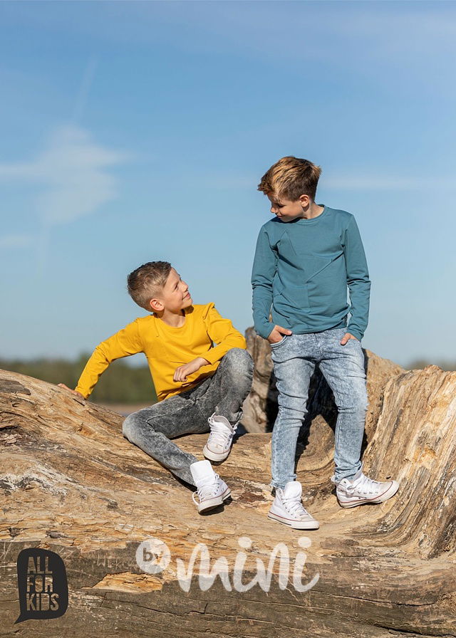 STAR longsleeve triko mustard