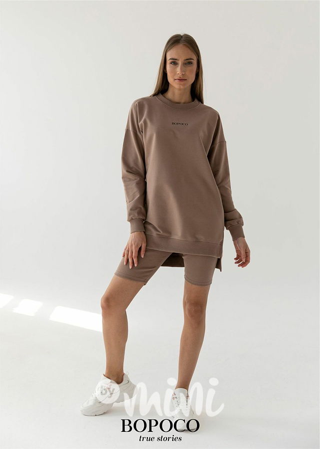 Žebrované legínokraťasy honey