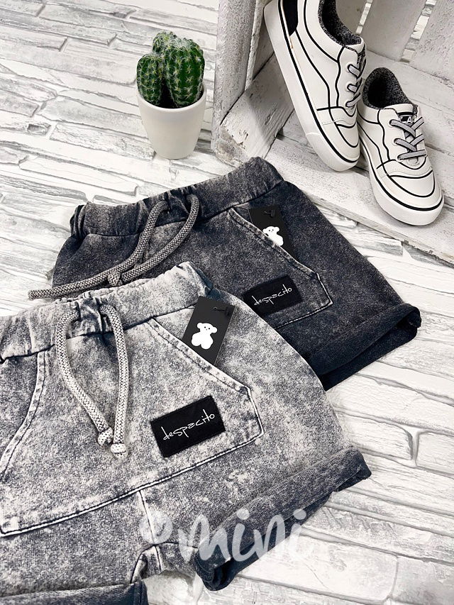 Kraťasy DESPACITO acid wash grey