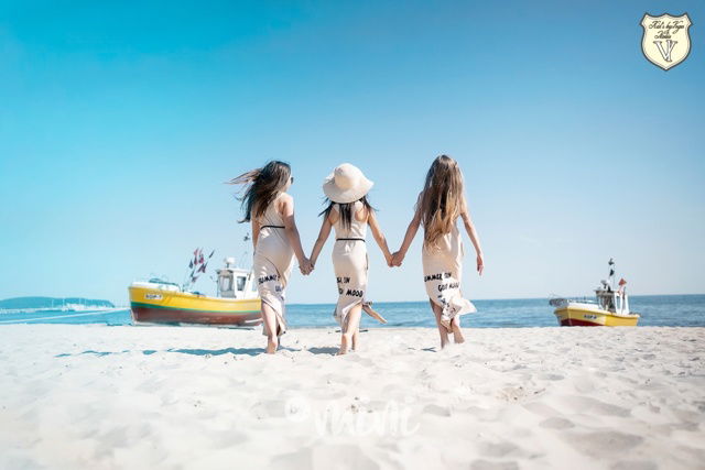 Summer Sun maxi šaty s páskem beige