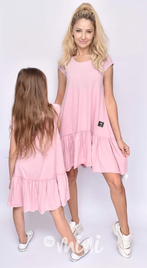 Sweet pink oversize šaty *TOP*