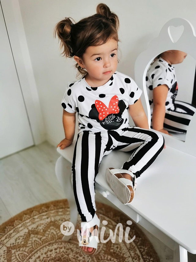 Little Princess Minnie puntíkaté triko