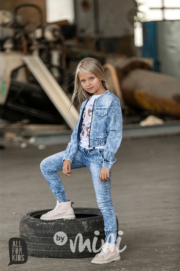 Jeans soft kalhoty ice blue