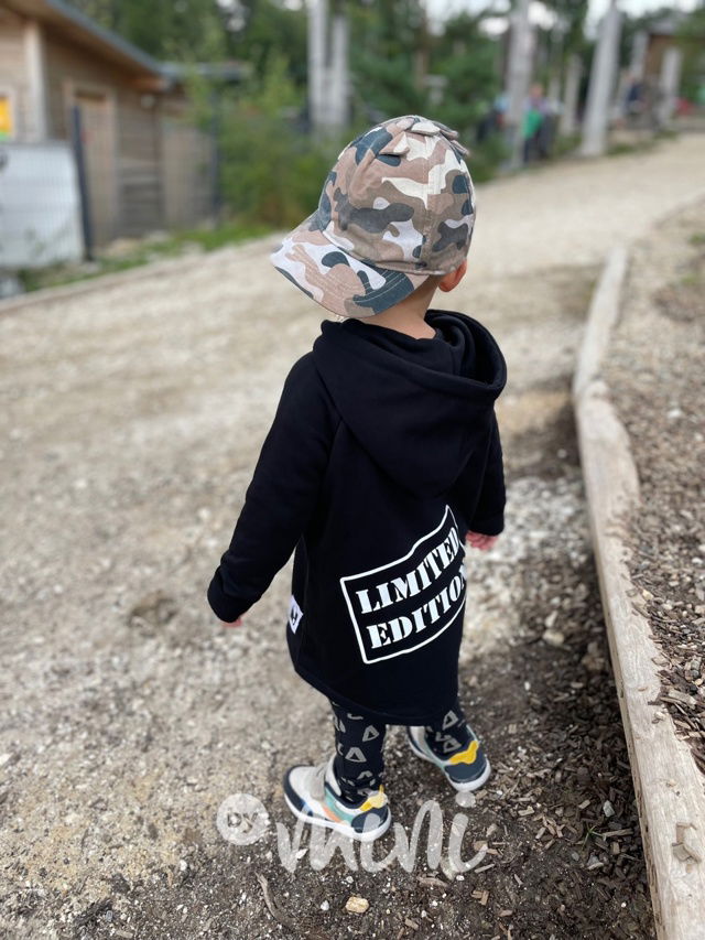 LIMITED EDITION long mikina - černá