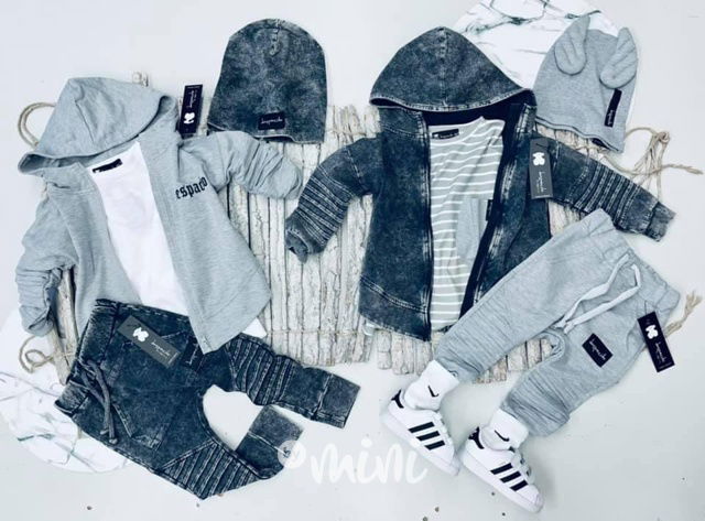 Despacito biker pants grey melange