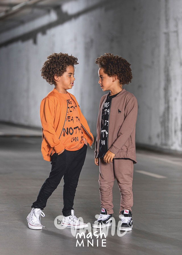 Taupe brush tepláky s prošitím *MashMnie*