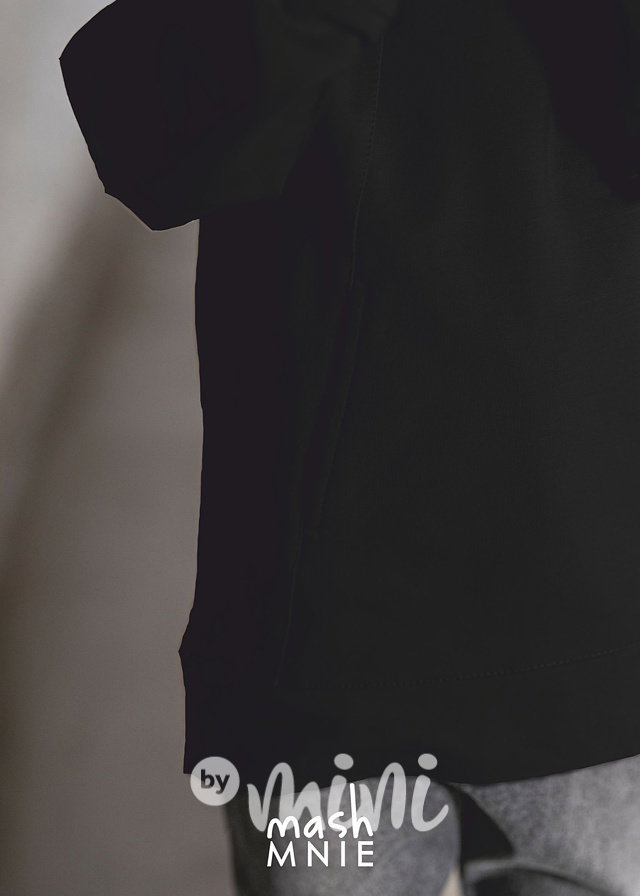 BRUSH hoodie mikina černá *MashMnie*