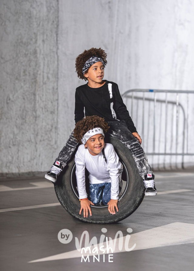 BRUSH longsleeve triko bílé *MashMnie*