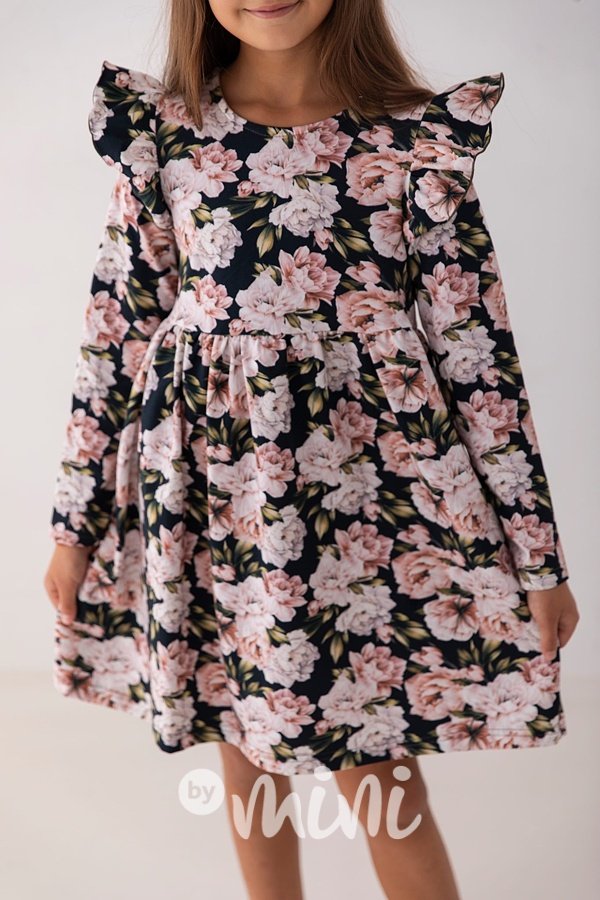 Lily Grey romantic šaty - vintage peony
