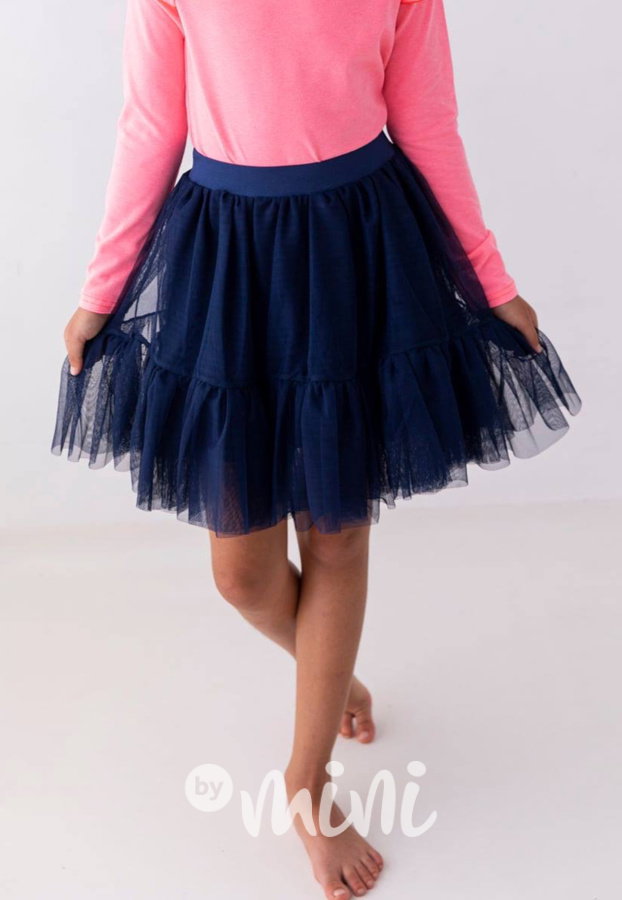 Royal blue maxi tutu sukně Lily Grey