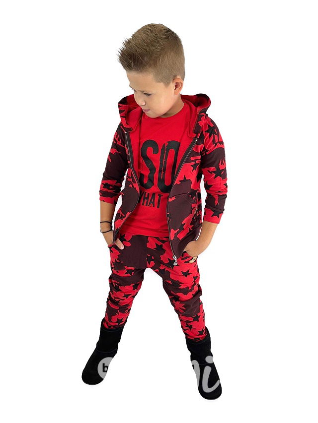 ARMY stars mikina red