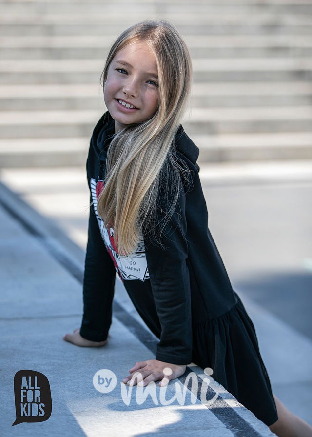 SMILEY šaty černé