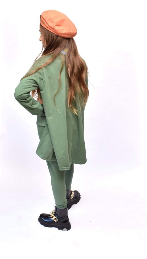 HIT 3-dílný bavlněný komplet khaki