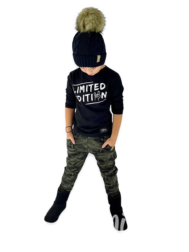 SUPER termo green army tepláky - BASIC