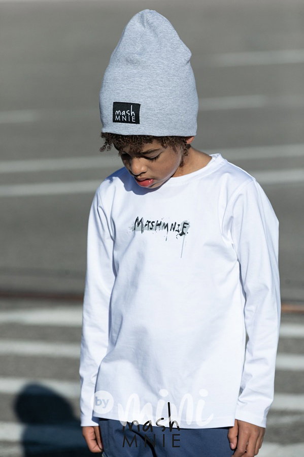 Longsleeve triko WEIRD bílé *MashMnie*