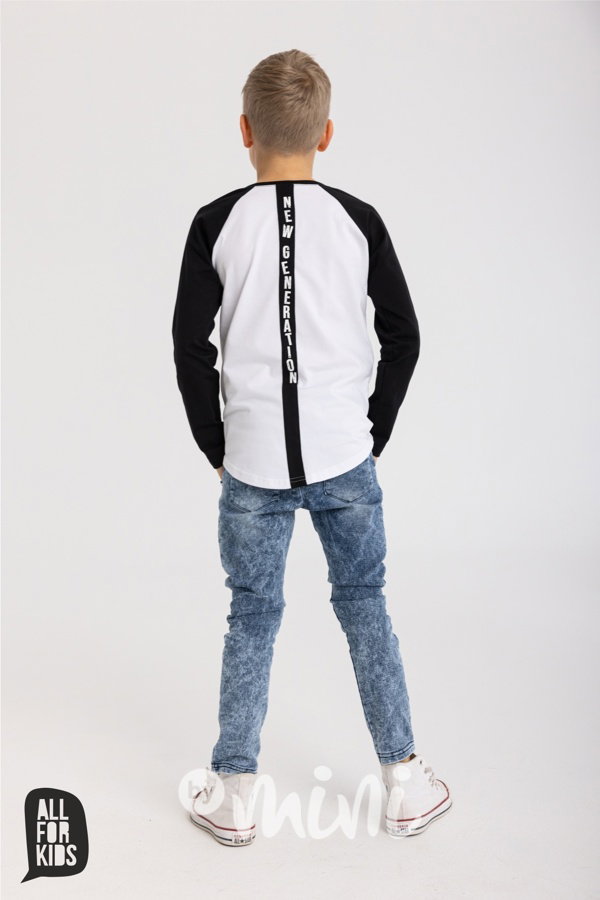 New generation longsleeve triko black/white