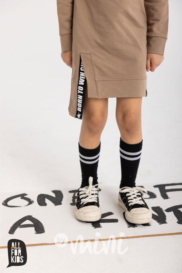 MOOD mikinová tunika béžová