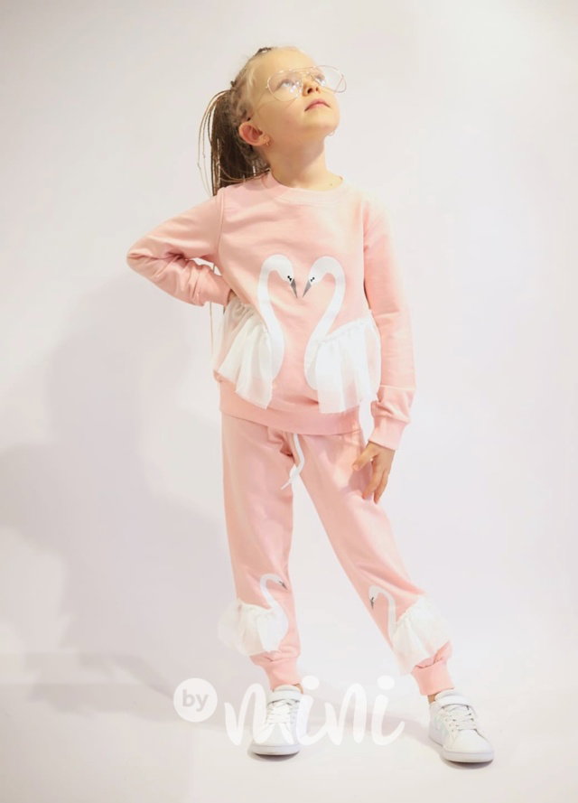 Labuť souprava pink