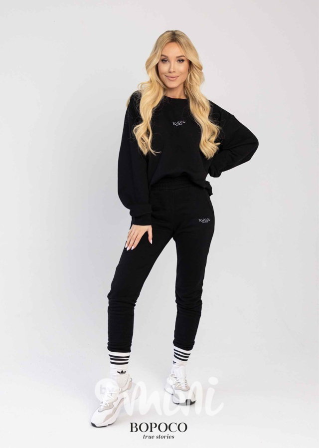 Tepláková souprava Matching black