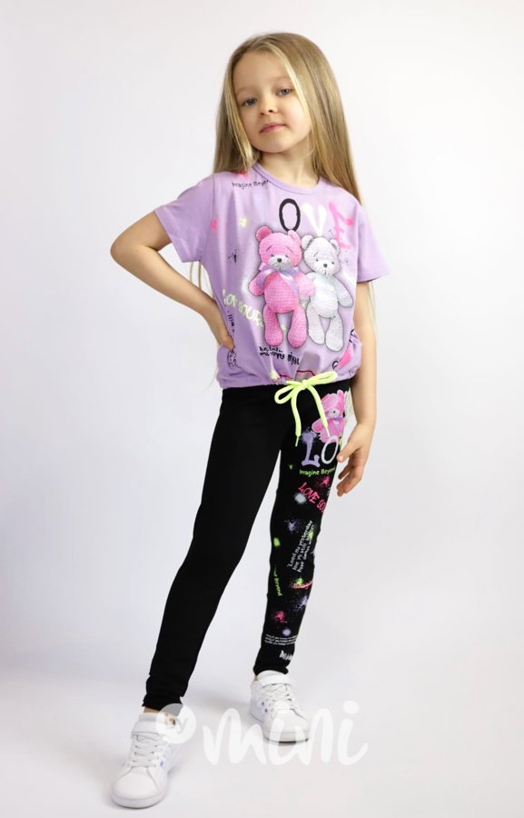 Teddies set lila