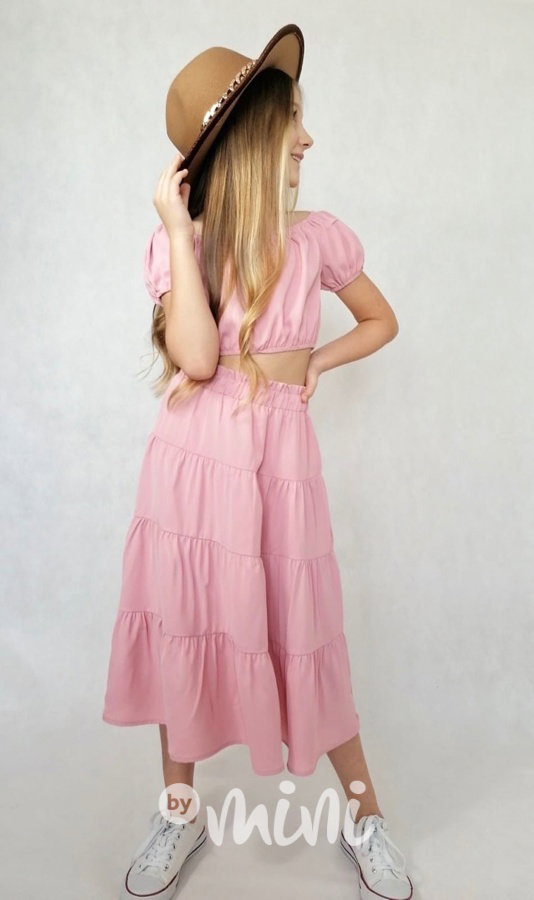 Letní boho set růžový