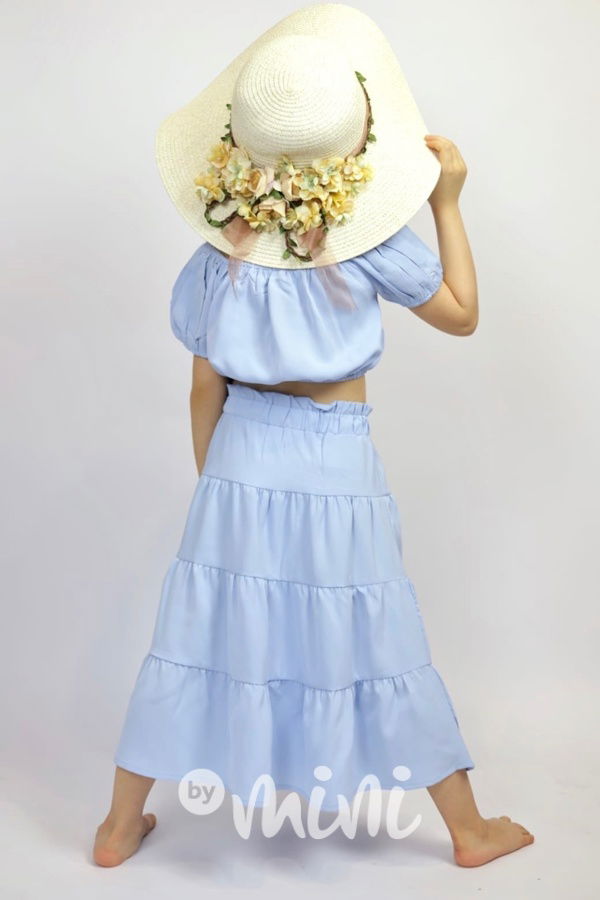 Letní boho set modrý