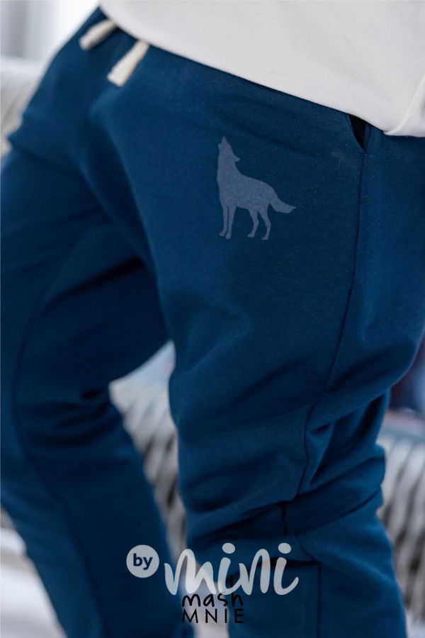 WOLF SOUL jogger tepláky ocean *MashMnie*