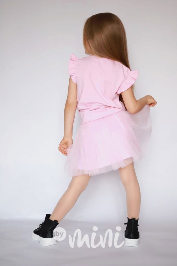 Unicorn blůzka + sukně pink