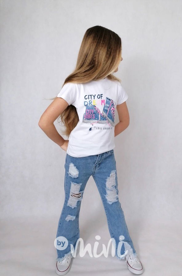 Ripped jeans zvonáče